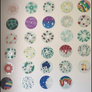 Painted cd